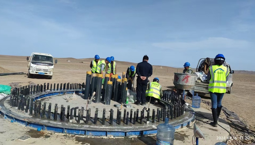 Proyecto de energía eólica Inter Mongolia Chifeng Inter Mongolia de China Nuclear (CGN)