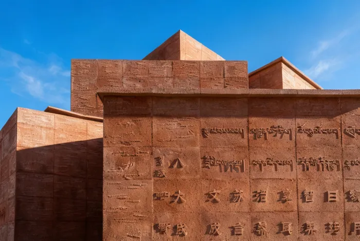 Tibetan Opera Museum Facade Details