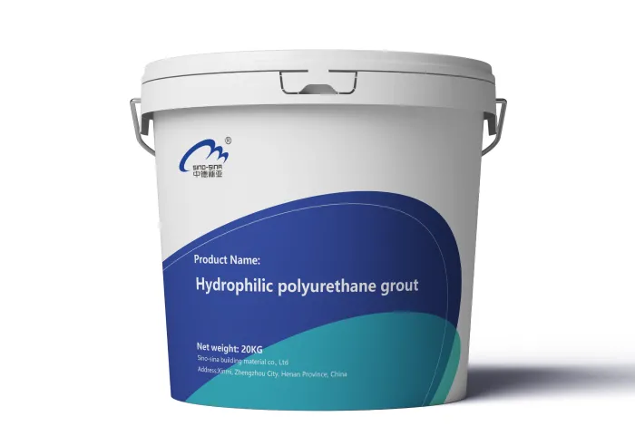 Hydrophilic Polyurethane Grout - Water-Reactive Injection Resin for Gushing Leaks