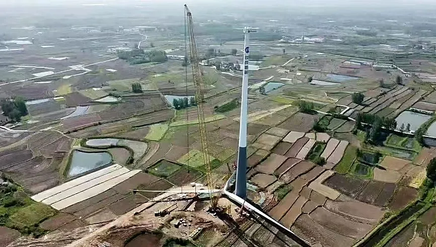 Yangzhou Jiangdu 13MW – Distributed Wind Tower Segment Jointing
