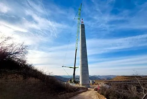 Bozhou Huaidong Phase II (51MW) – Hybrid Tower Segment Jointing
