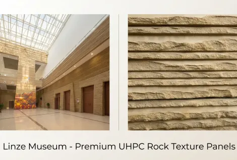 Linze Museum – Rock-Textured UHPC Façade Panels Project