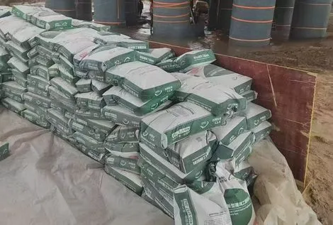 Yellow River Bridge pier underwater grout materials for fiberglass sleeve repair